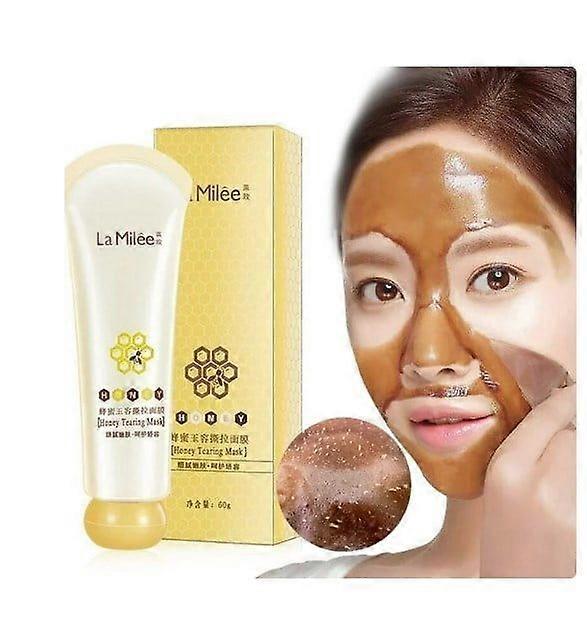Μέλι Σχίσιμο Βαθιά Καθαρή Μάσκα Blackhead Αφαίρεση Πετρελαίου Έλεγχος Ξεφλούδισμα Νεκρό Δέρμα