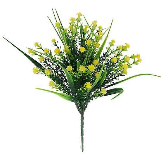 Eco friendly Artificial Flower 5 Branches Everlasting Plastic Waterproof Simulation Babysbreath