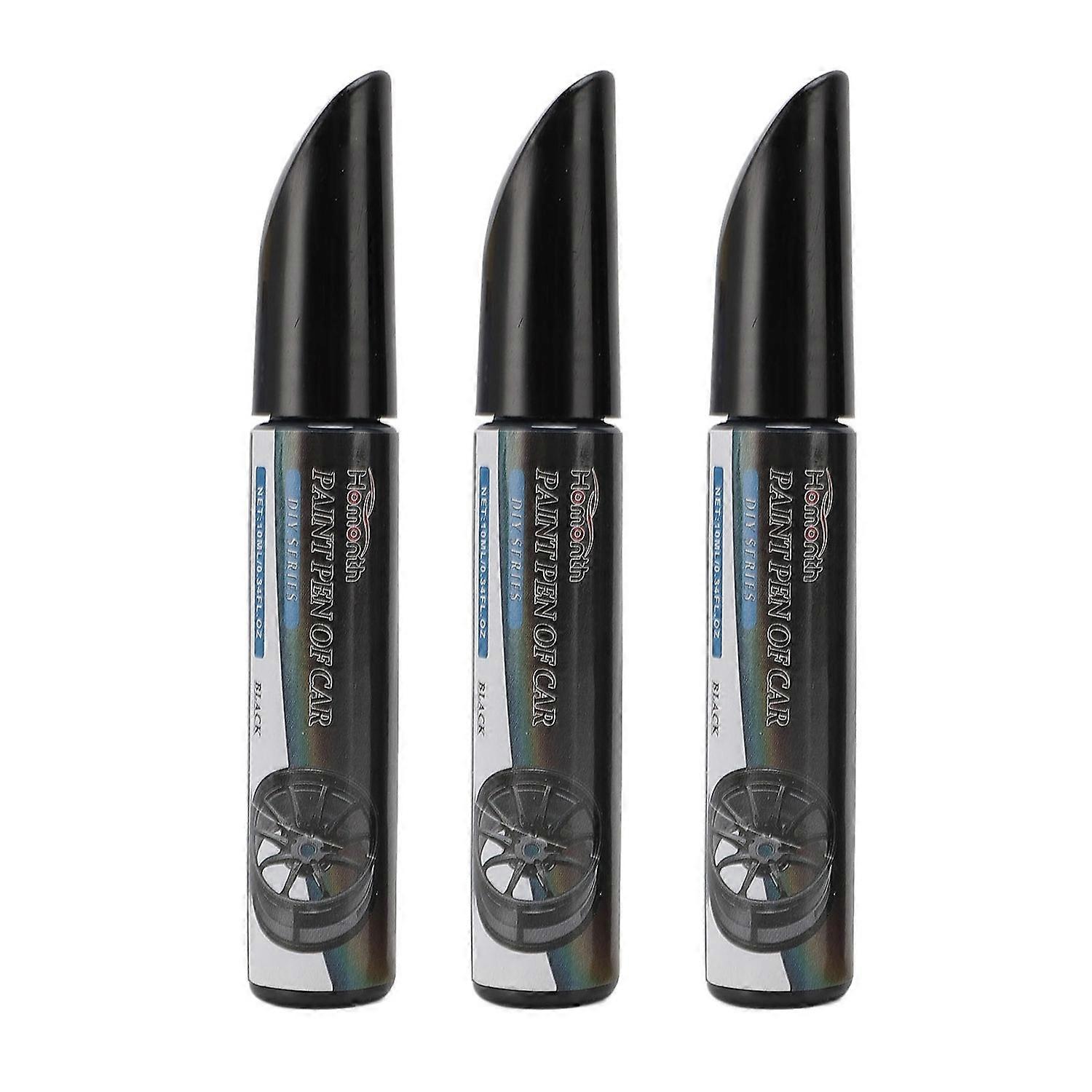 10ml 3pcs Car Touch Up Paint Pen Car Scratch Repair Pen Weather Resistant Automotive Repair Marker P