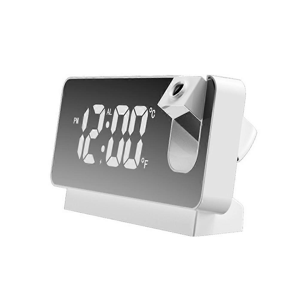 Adjustable Brightness Alarm Clock, Snooze Function for Heavy Sleepers, Negative LCD Display with 12-24 Hours Time Format
