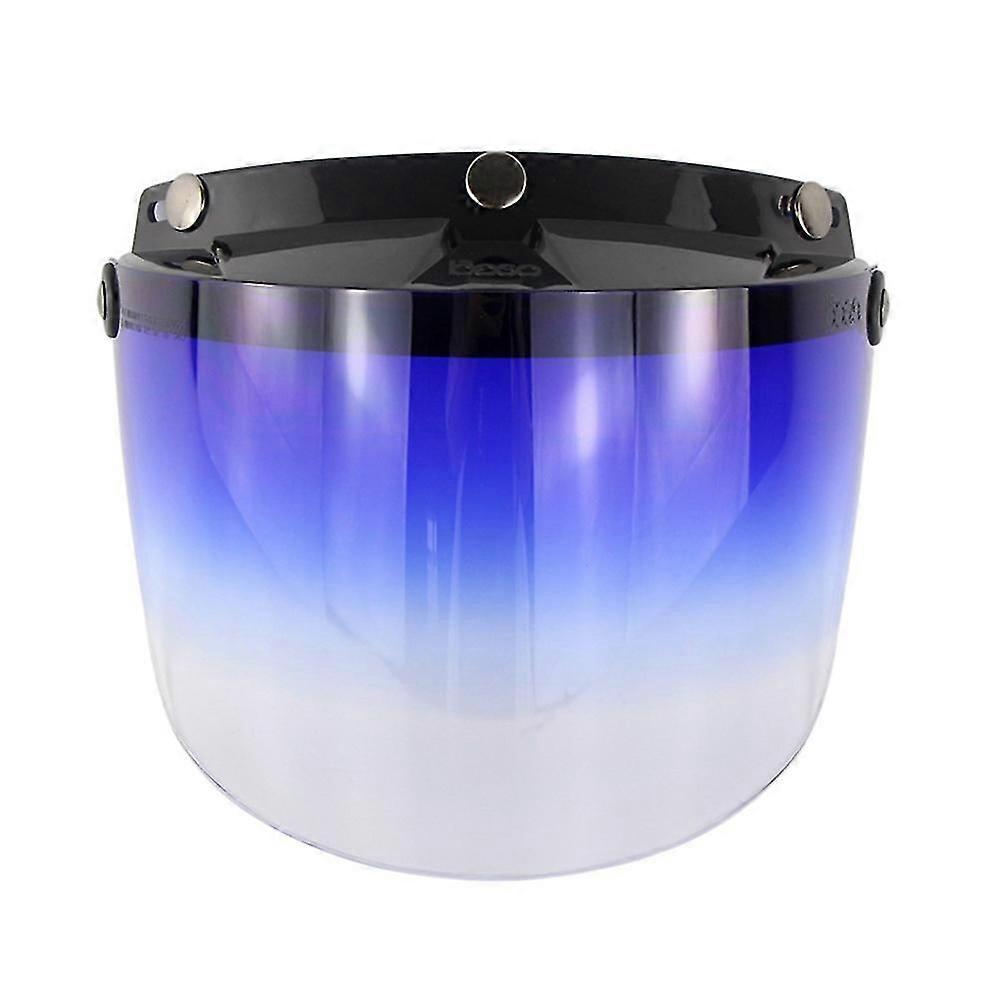 Windproof 3-Snap Visor Lens Shield for Motorcycle Helmets Flip Up Down