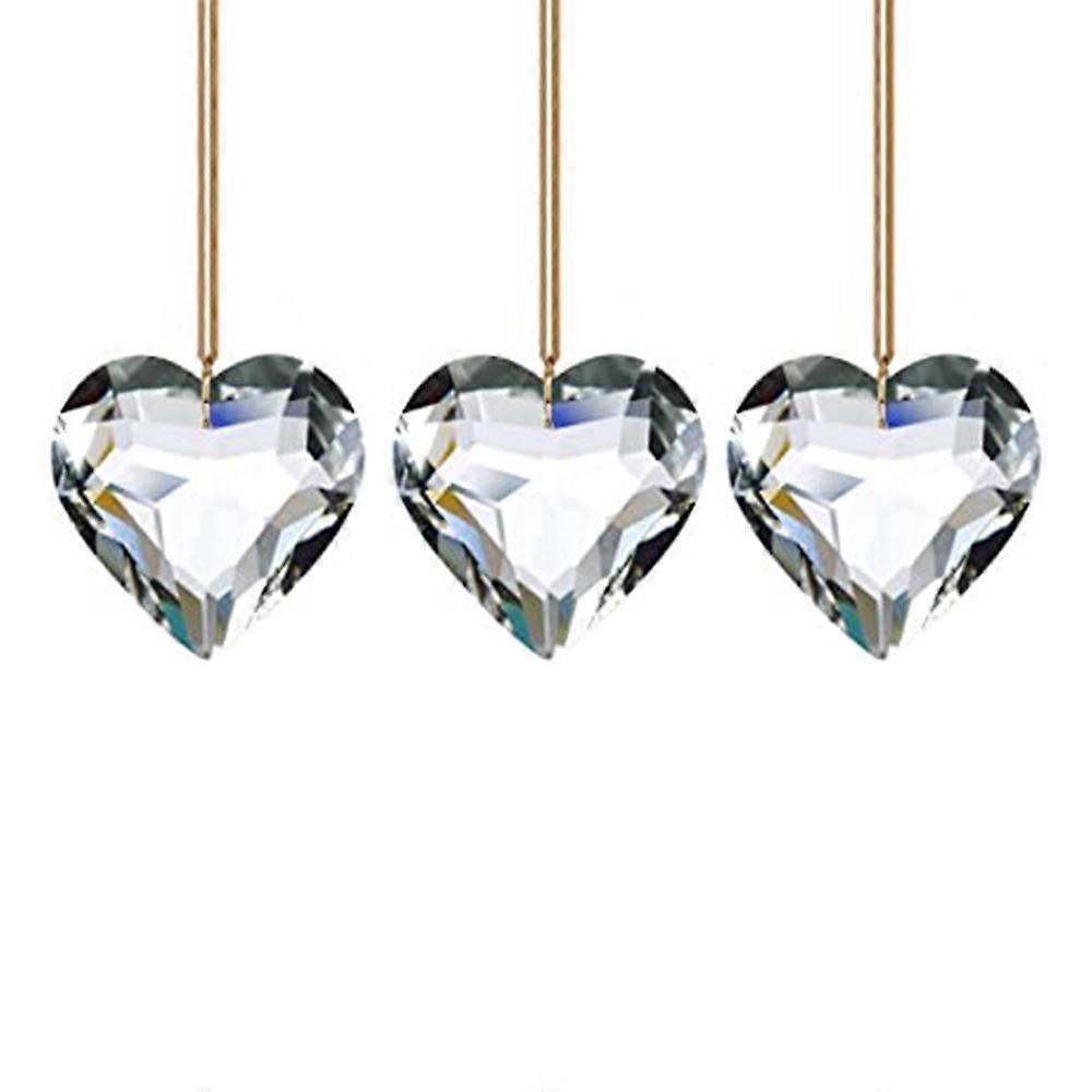 Crystal Heart Prism, Suncatcher, Window, Light Spot Creator
