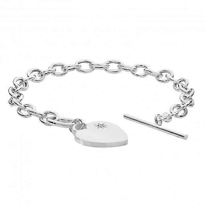 Acotis Silver Bracelet T-Bar Zirconia G3117CZB
