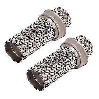 2x كاتم صوت عادم دراجة نارية عالمي Db كاتم صوت القاتل كاتم الصوت الضوضاء شبكة Db Killer-si - JA