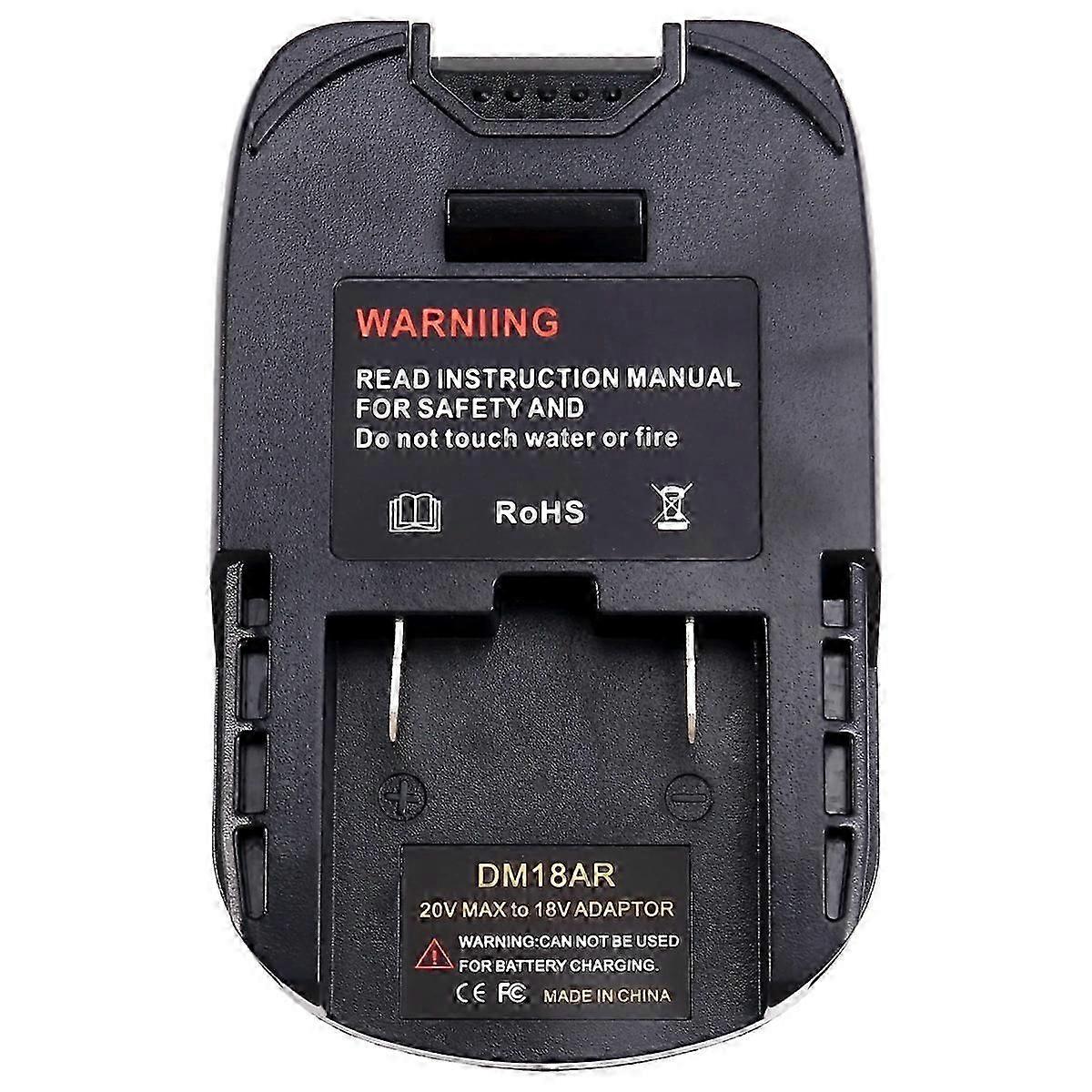 DM18AR Adapter Converter for / to for & 18V Li-Ion Battery Cordless Tools