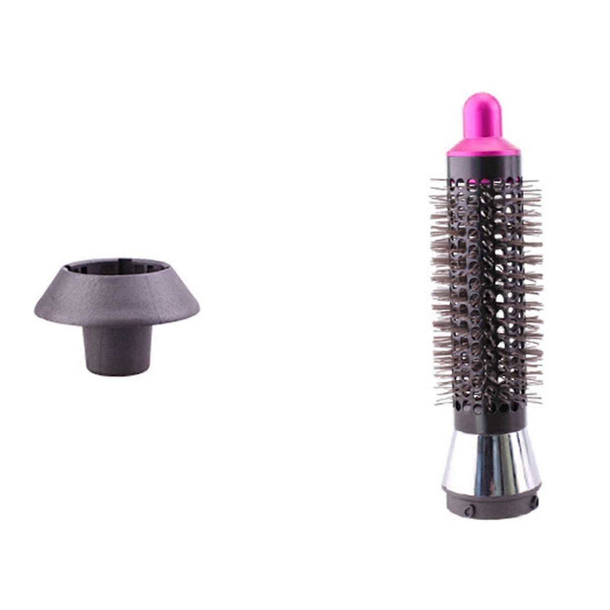 20 mm sylinderkam for hårføner, vindhette, roserød