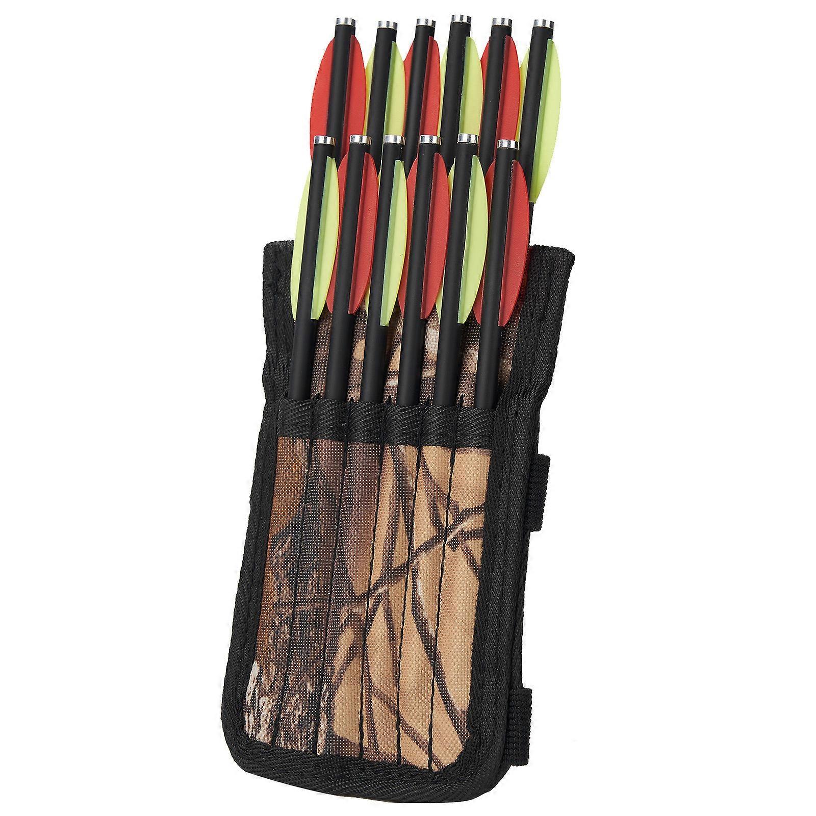 Ελαφρύ Archerys Short Arrows Bag 6/12 Hole Κυνήγι Βέλη Θήκη Θήκη Αδιάβροχα Τσάντα Short Arrows Εύκολο στη χρήση
