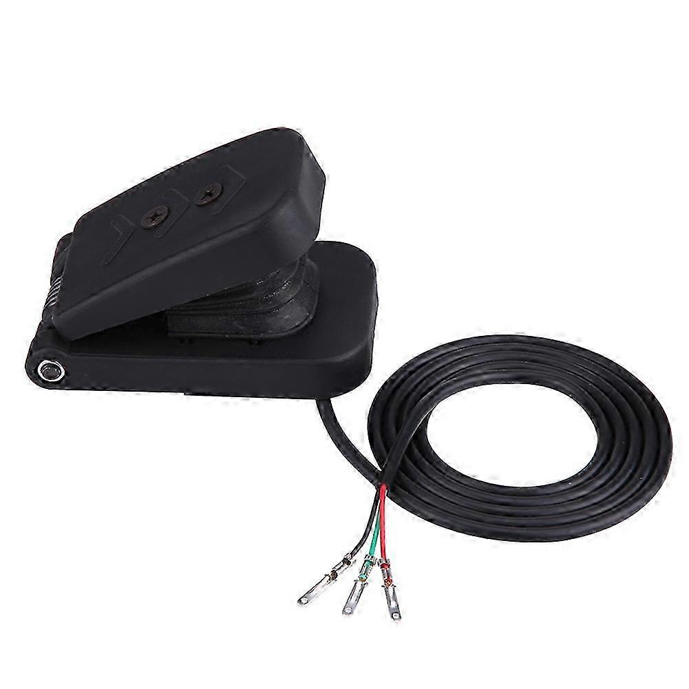 ATV Foot Accelerator Throttle Speed Control Brake Pedal - Black Plastic