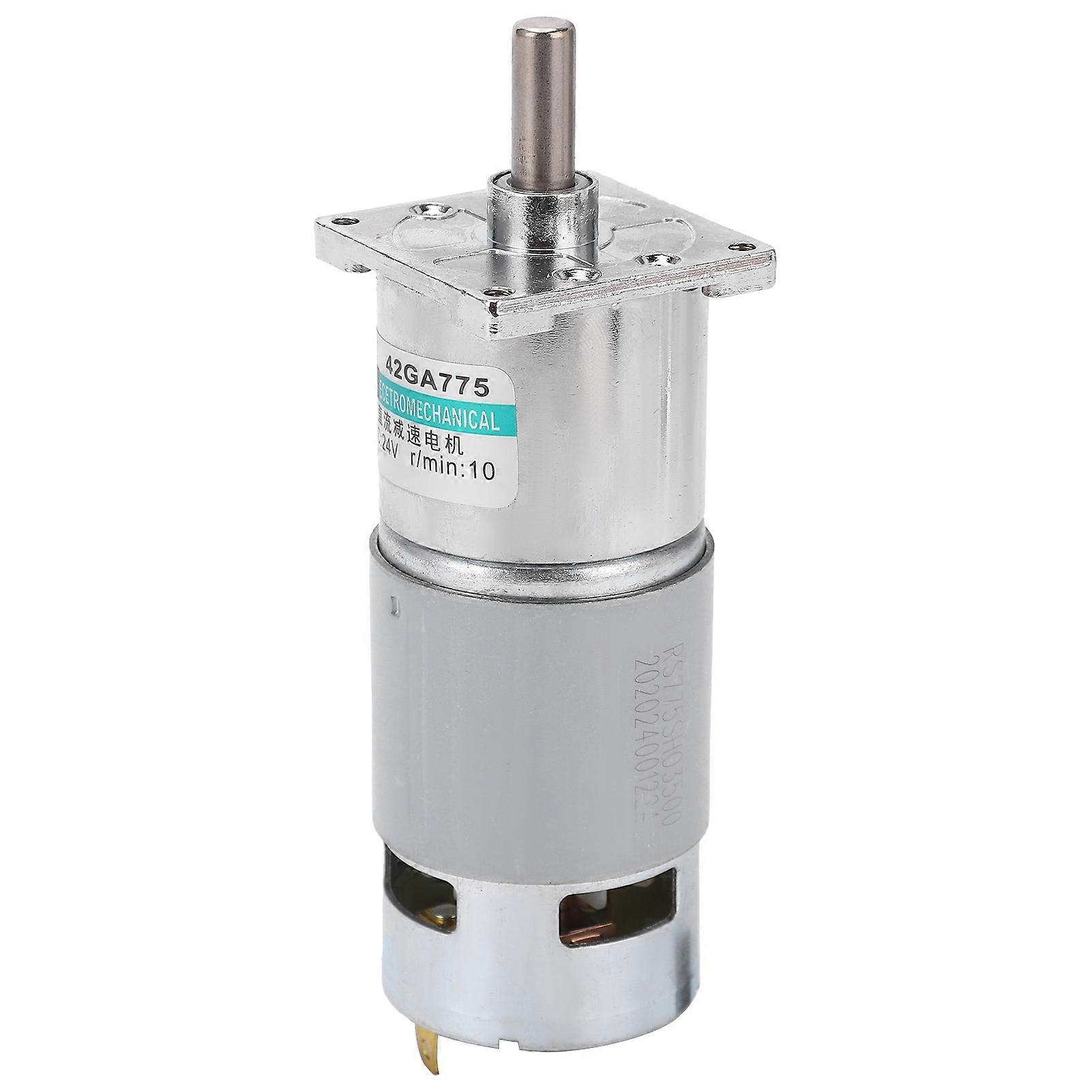 DC Gear Motor Low Speed Small CW CCW Permanent Magnet Automated Industry 24V XD‑42GA755