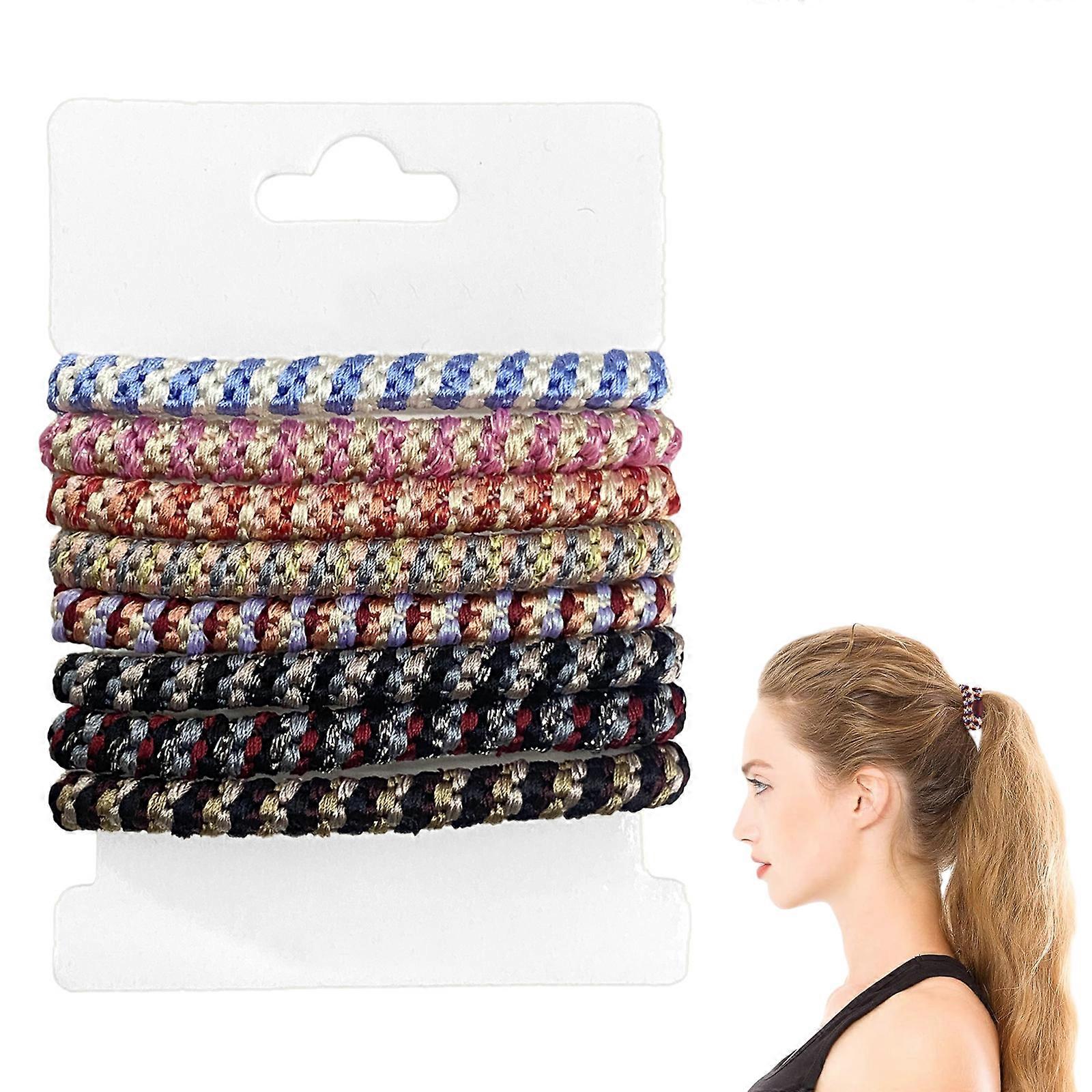Hair Ties, Elastic Multicolor Ponytail Holders, Non-Absorbent