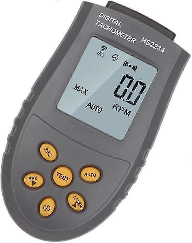 Digital Tachometer HS2234 Non-contact Portable Pocket Speed Gauge with LCD Display (No Battery)_WYT