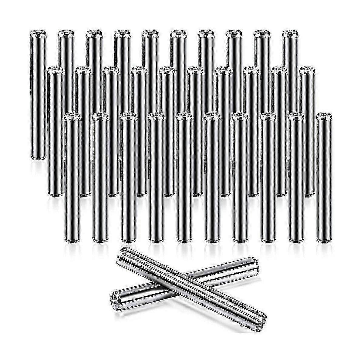 32 Pieces 5 Mm X 40 Mm Shelf Brackets Pegs Shelves Dowel Pins Stainless Steel Shelf Pins Metal Book Edition a