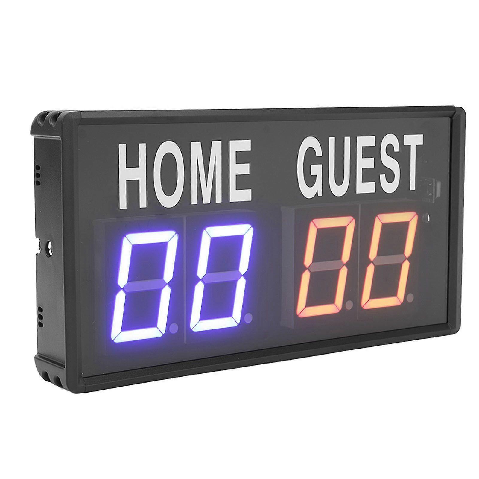 Electronic Scoreboard Remote Control 100-240V Digital Tabletop for Basketball