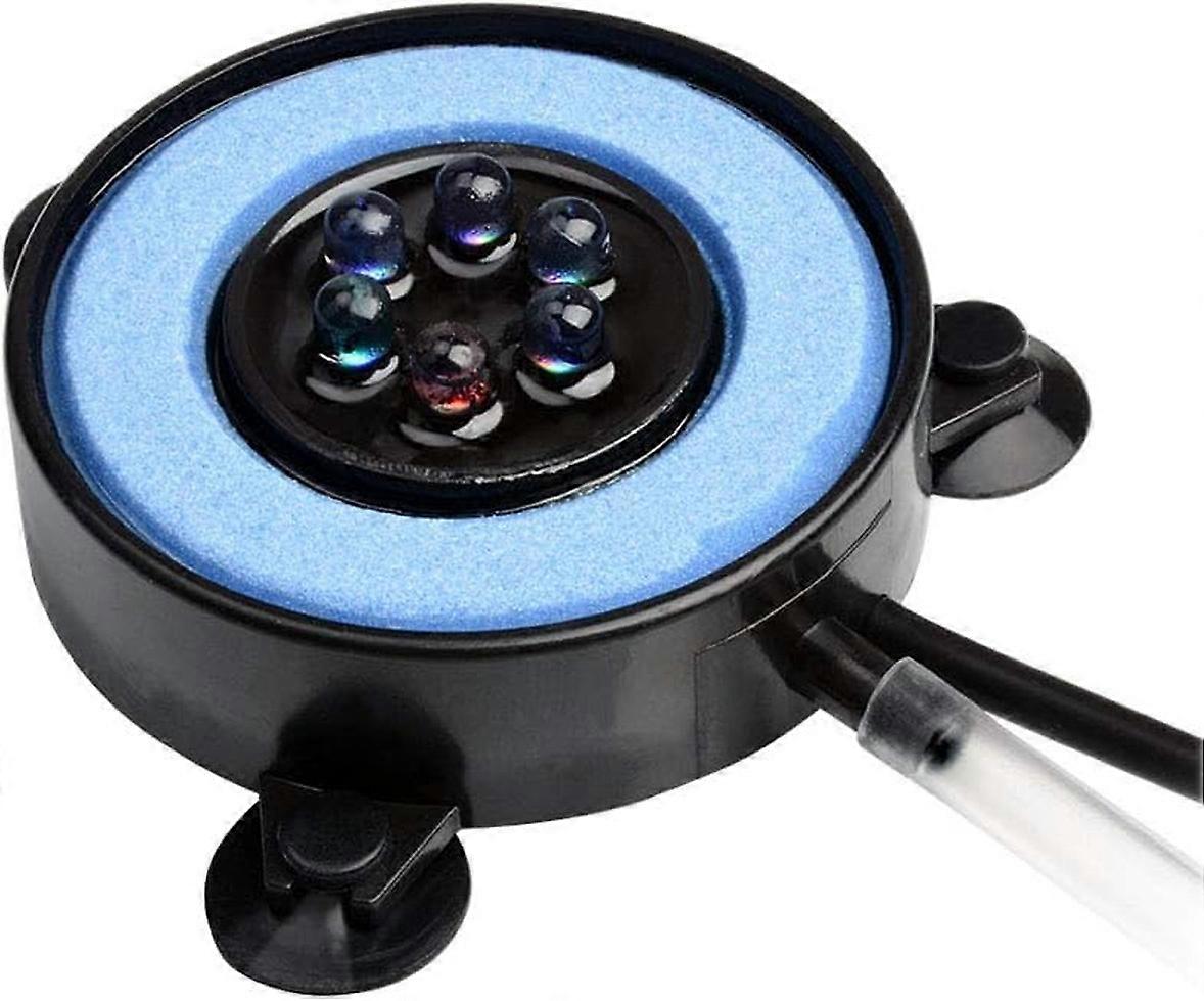 Submersible Aquarium Bubble Lamp, LED Color Changing Light with Air Bubble
