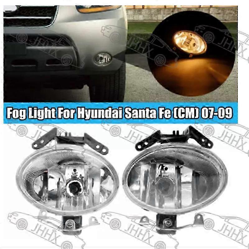 Compatible Santa Fe Santa Fe 2007 2008 2009 Front Fog Light Assembly Front Bumper Light Fog Light