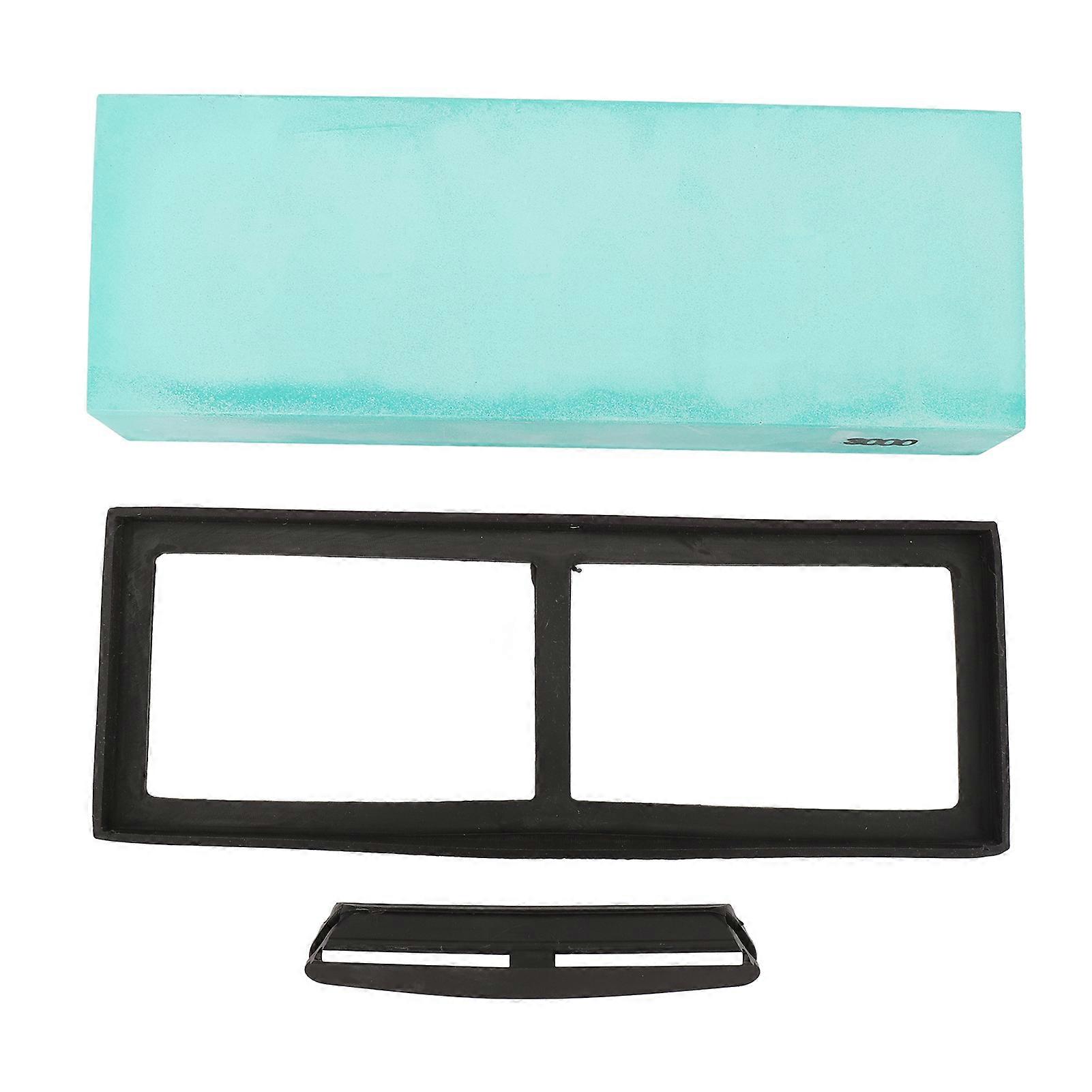 Sharpening Stone Aluminum Oxide Micro Powder Whetstone Knife Sharpener with Anti Slip Base for Grinding Polishing Flattening