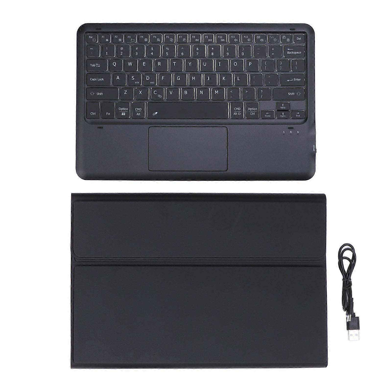 with Pen Holder Slim 7 Colors Backlit Detachable Wireless Tablet Trackpad Keyboard Case for Tab P12 12.7 Inch 2023 TB 370FU