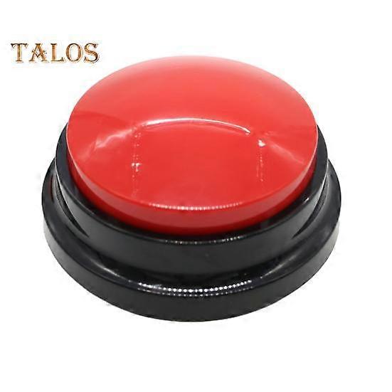 Voice Recording Button Interactive Dog Button for Communication Pet Speak Training Buzzer with 30 Second Record for Dogs Cats