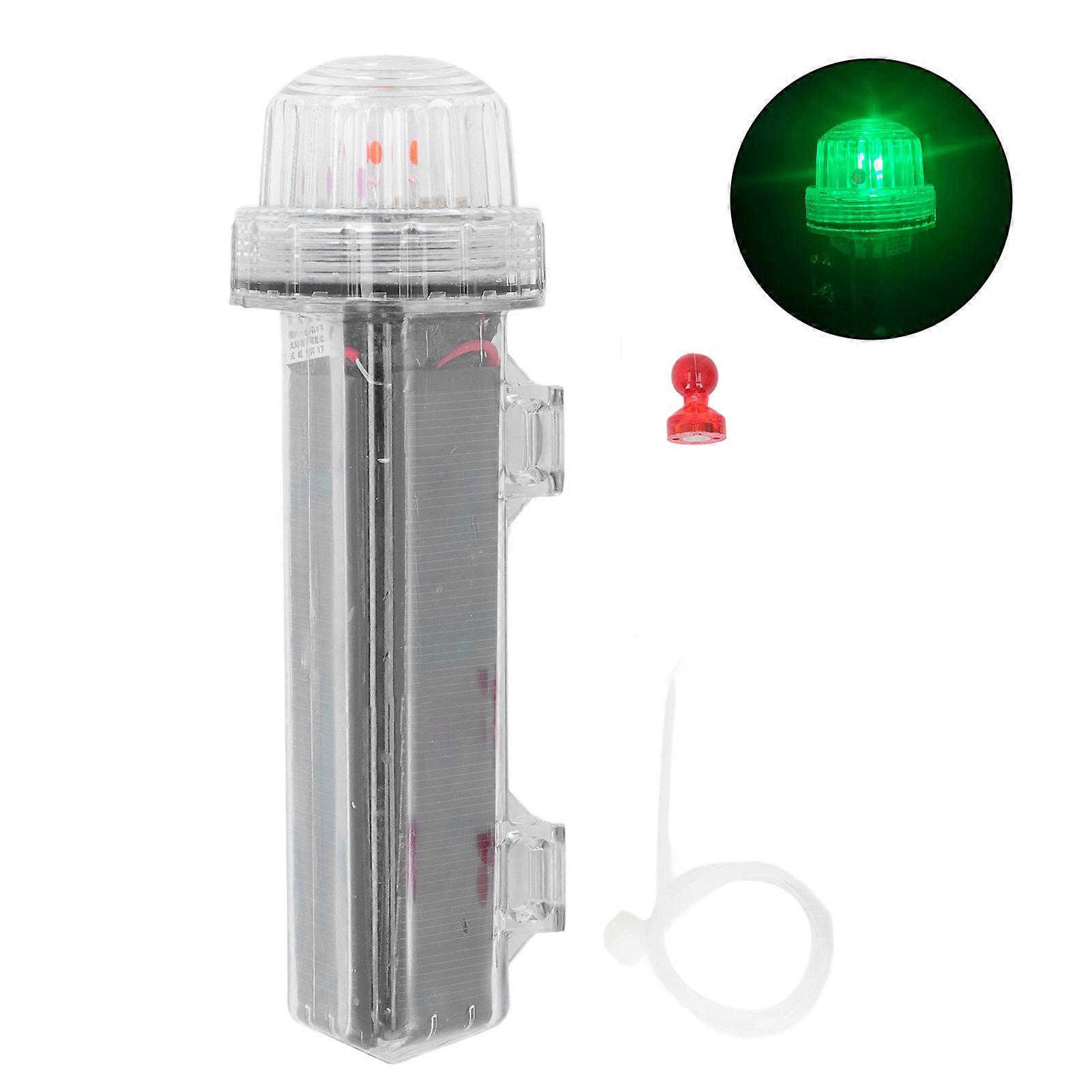 Warning Magnetic Switch Light Control Fully Sealed Waterproof Solar Flashing Signal Lamp for Construction Site Nighttime Fishing Boat
