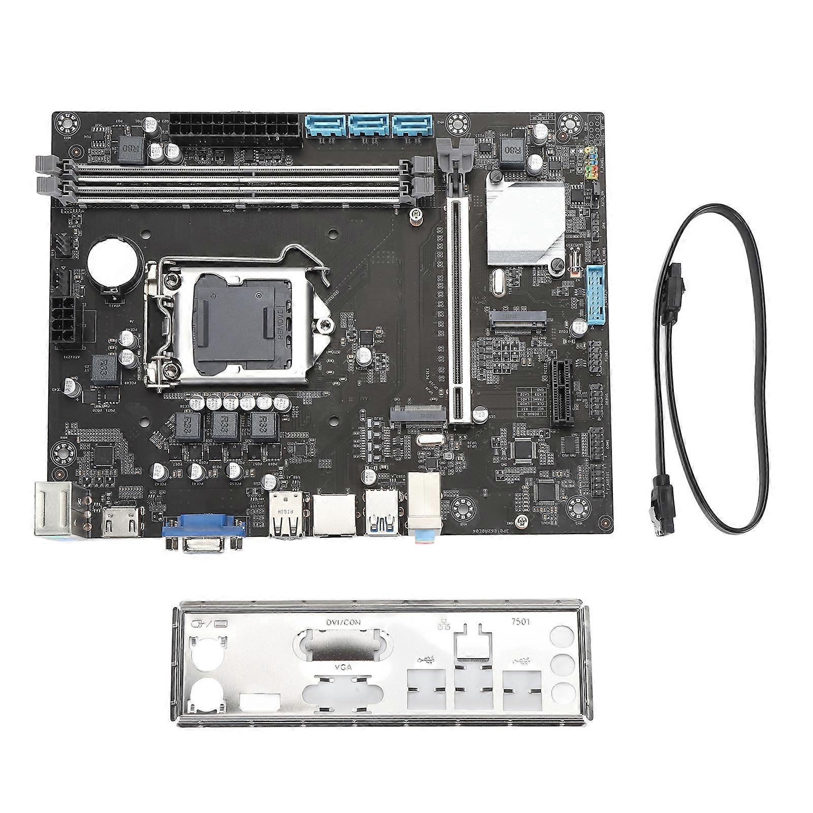 LGA 1151 M ATX Dual Channel DDR4 SATA 3.0 Gigabit Network HD VGA Output Desktop Motherboard para computador