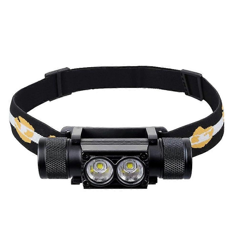 Vandtæt H25s Sst40 Led 18650 forlygte, 5 lystilstande, usb genopladelig lommelygte, fantastisk til arbejde og vandreture