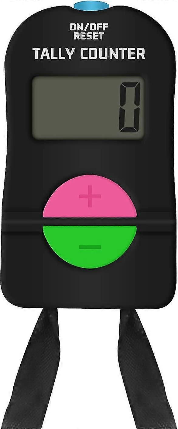Electronic Counter, 4 Digit Hand Tally Counters Add/subtract For Counting, Golf Scoring (black) (1pc