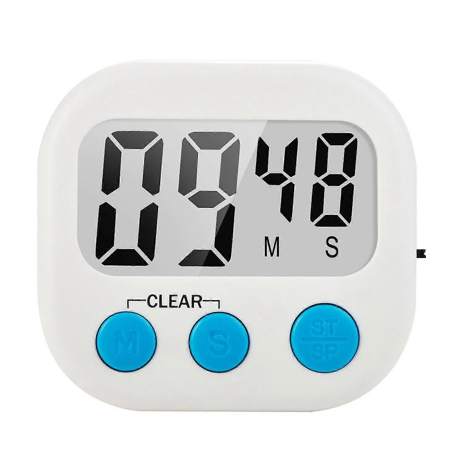 Cooking Timer with Digital Display and Magnetic Mounting featuring Count-Up and Countdown Functions