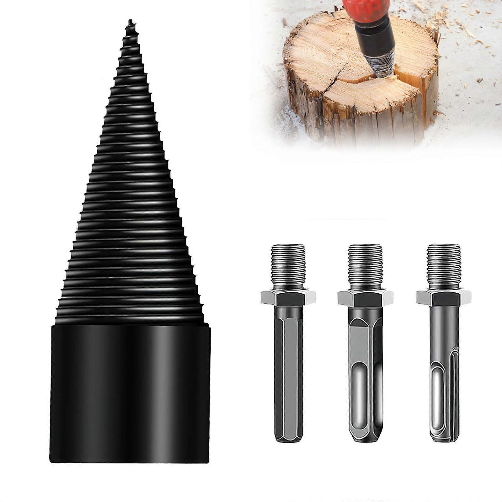 Wood Splitter Drill Bit 50mm, Sherem Easysplit Model, Wood Splitting Drill Bit For Firewood