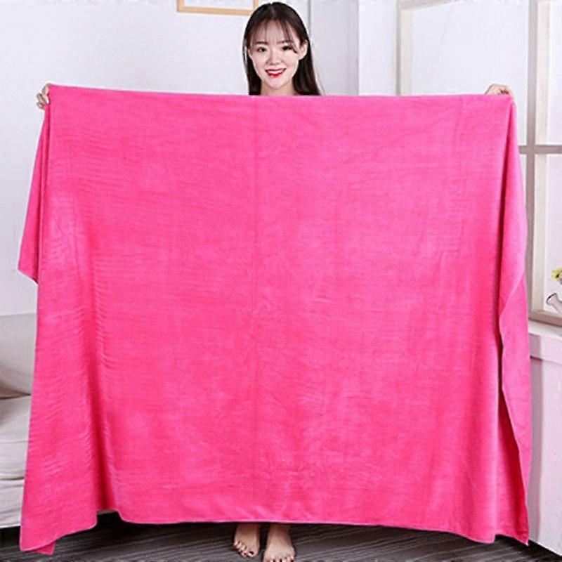 100X200cmSuper thick Microfiber Bath Towels  Super Absorbent, Soft, Fast Drying and Oversized Bath Lines Multip  Grey towel