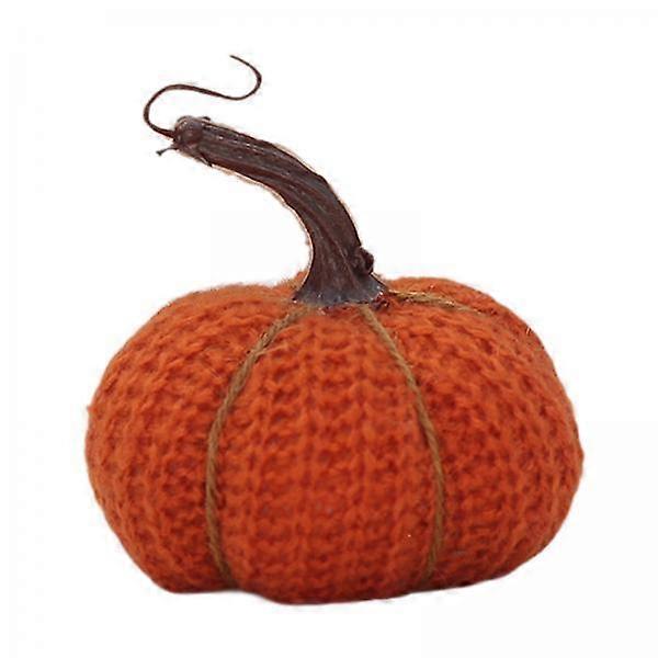 5x Stickad pumpa för Thanksgiving Decor, Pumpa för höstvisning