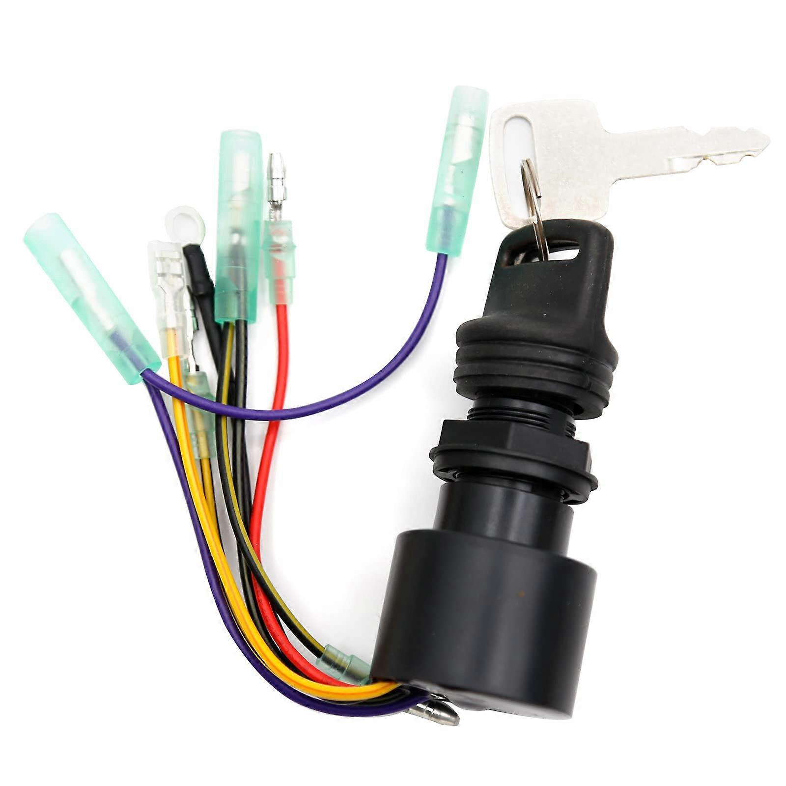 Boat 6pin Ignition Switch with 2 Keys Outboard Control Motor Switches 8717009A5 MP410702 Replacement for Mercury Sierra