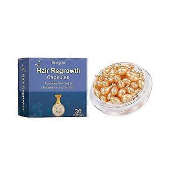 Hoegoa Hair Regrowth Capsules, Moroccan Essential Oil Soothing And Moisturizing Scalp Leave-In Tight