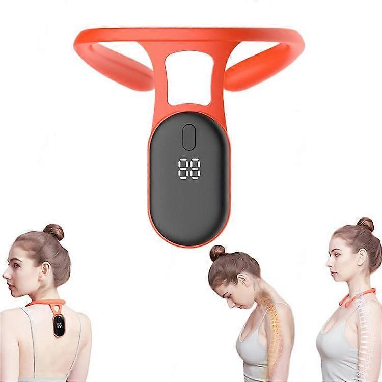 Smart Posture Corrector Invisible Back Brace Ergonomic Design with Vibration Reminder / LCD Display