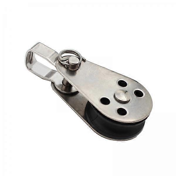5xPulley Block Swivel Accessori Puleggia fissa a ruota singola per il sollevamento di kayak
