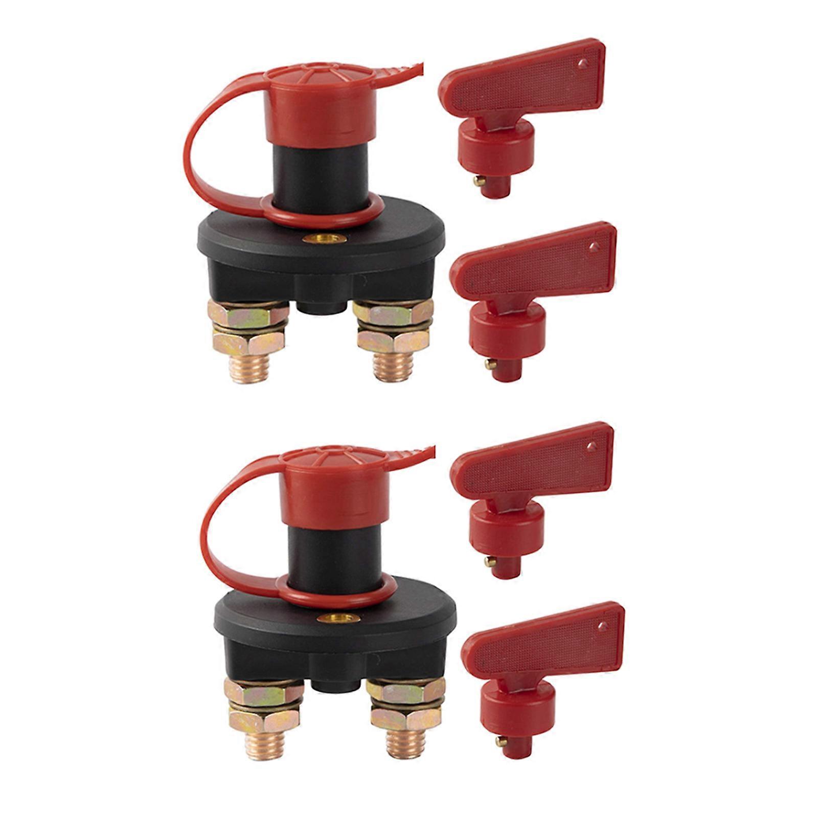 Battery Switch 12-24V Waterproof Battery Power Cut Switch Disconnect Isolator for Car Vehicle Boat