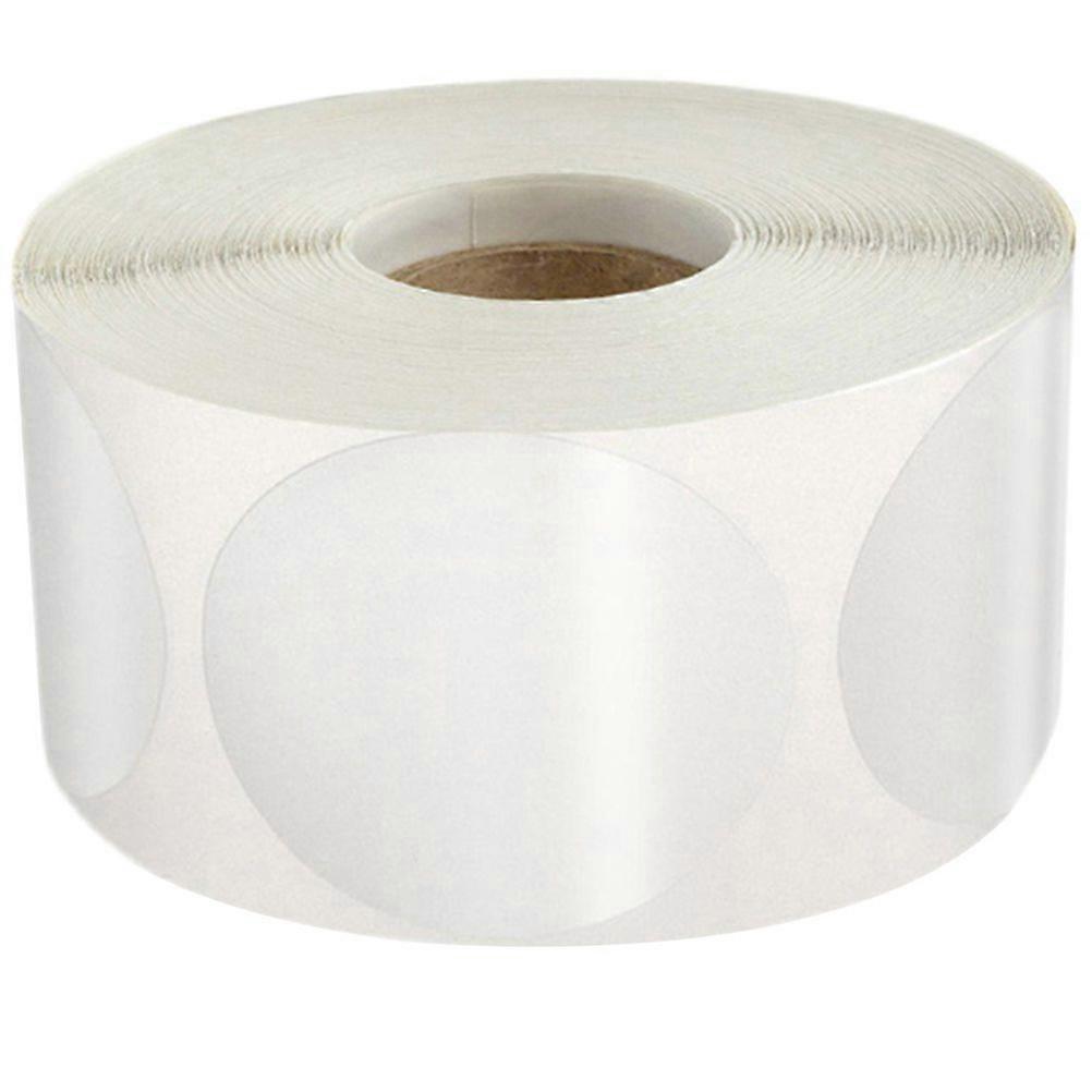 1 Roll of Clear Circle Stickers Round Clear Circle Stickers Clear Seal Circle Stickers