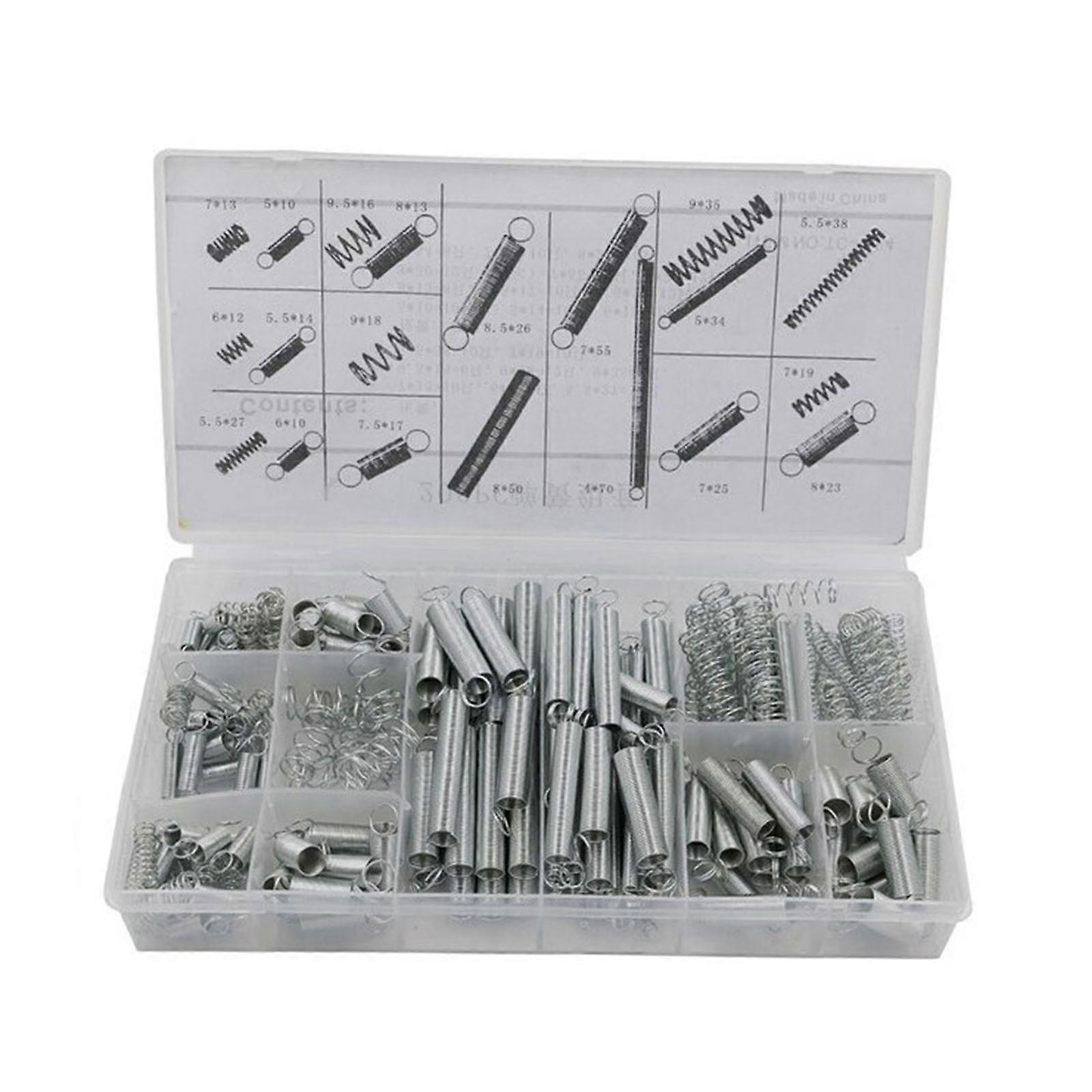 Spring Assortment Kit Compression and Extension Springs Perfect Companion for Any DIY Enthusiasts Steel Springs