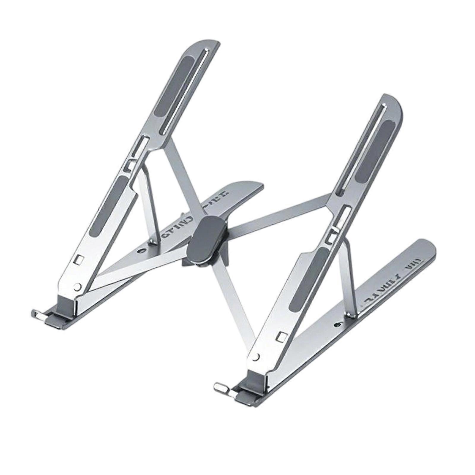 Vertical Laptop Stand Space Saving Desktop Stand Holder Adjustable Dock Vertical Saving Dock For Laptop Tablet Silver