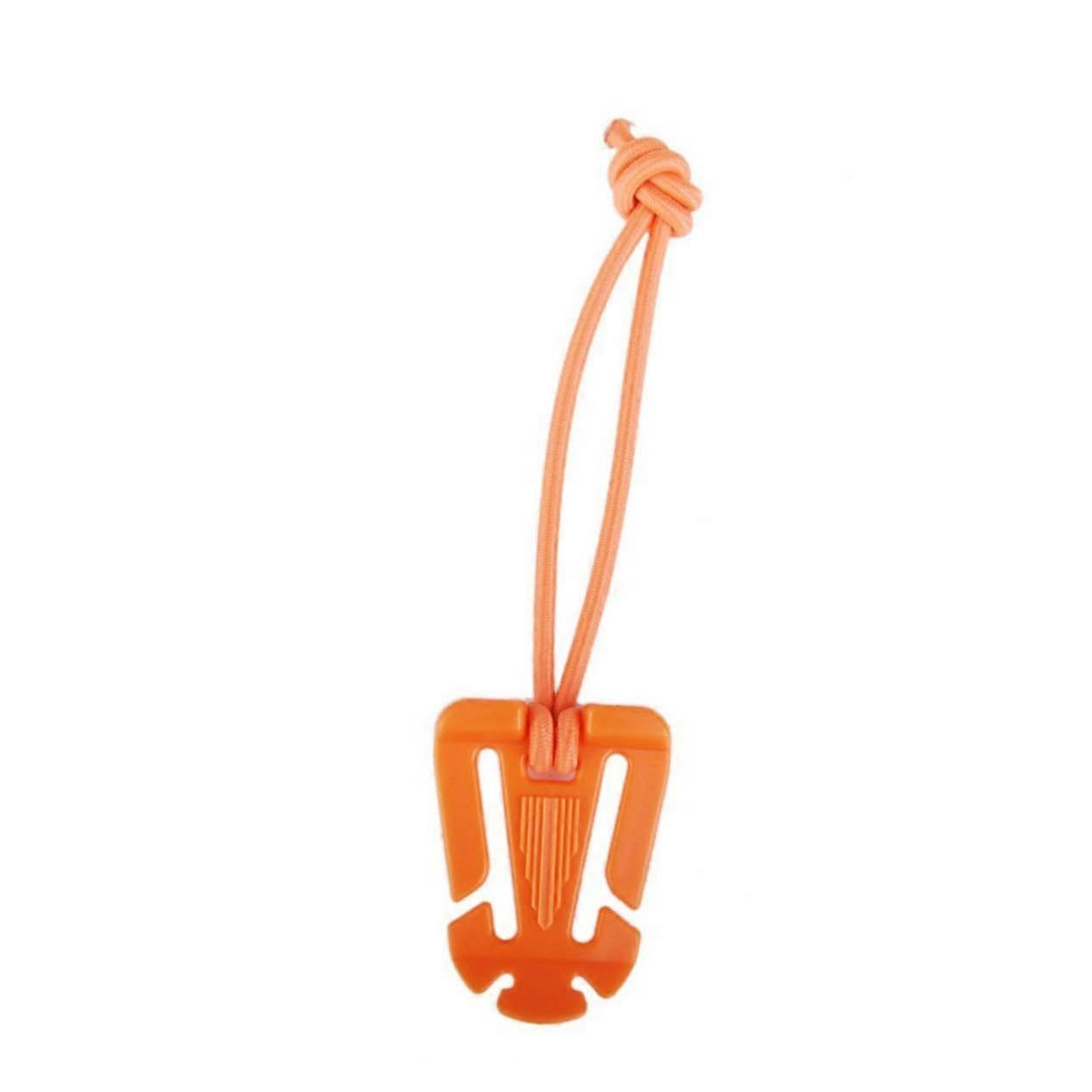 Pack of 10 ITW Web Dominator Clips in Orange for Camping Hiking