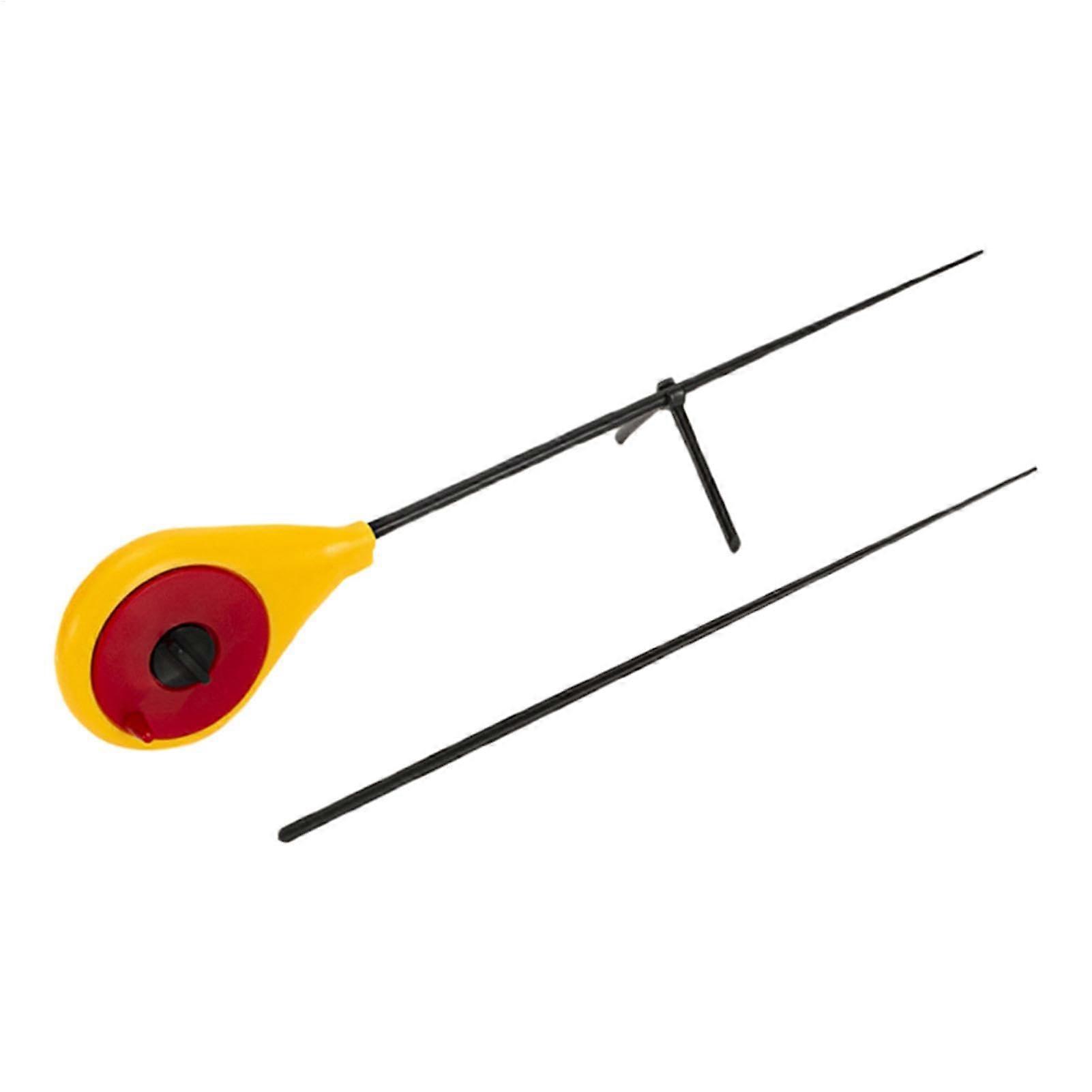 Compact Sea Fishing Rod with Rod Tip for Outdoor Activities Yellow