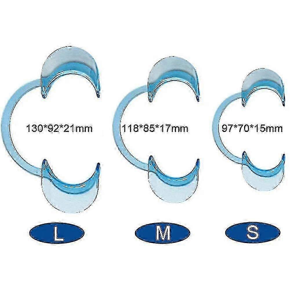 20pcs Dental tipo C abridor de boca Carrilla Retractor Abridor de boca