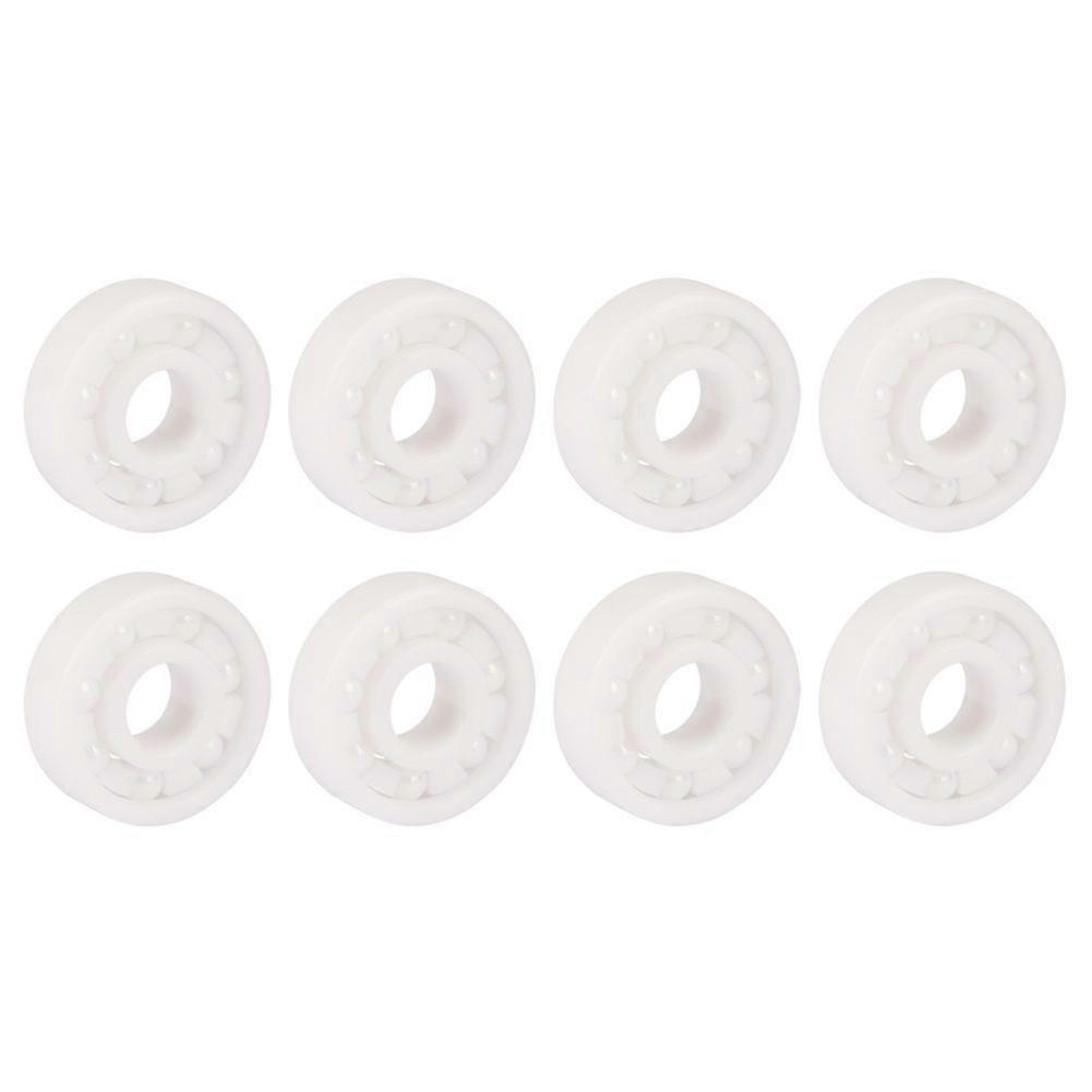 High quality  8pcs 608 full ceramic bearing zirconium ball bearing 8x22x7mm