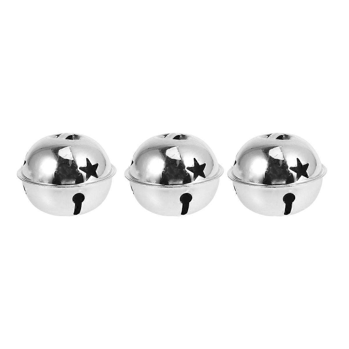 Silver Musical Bells, Ideal for DIY Projects and Festive Atmosphere Enhancement