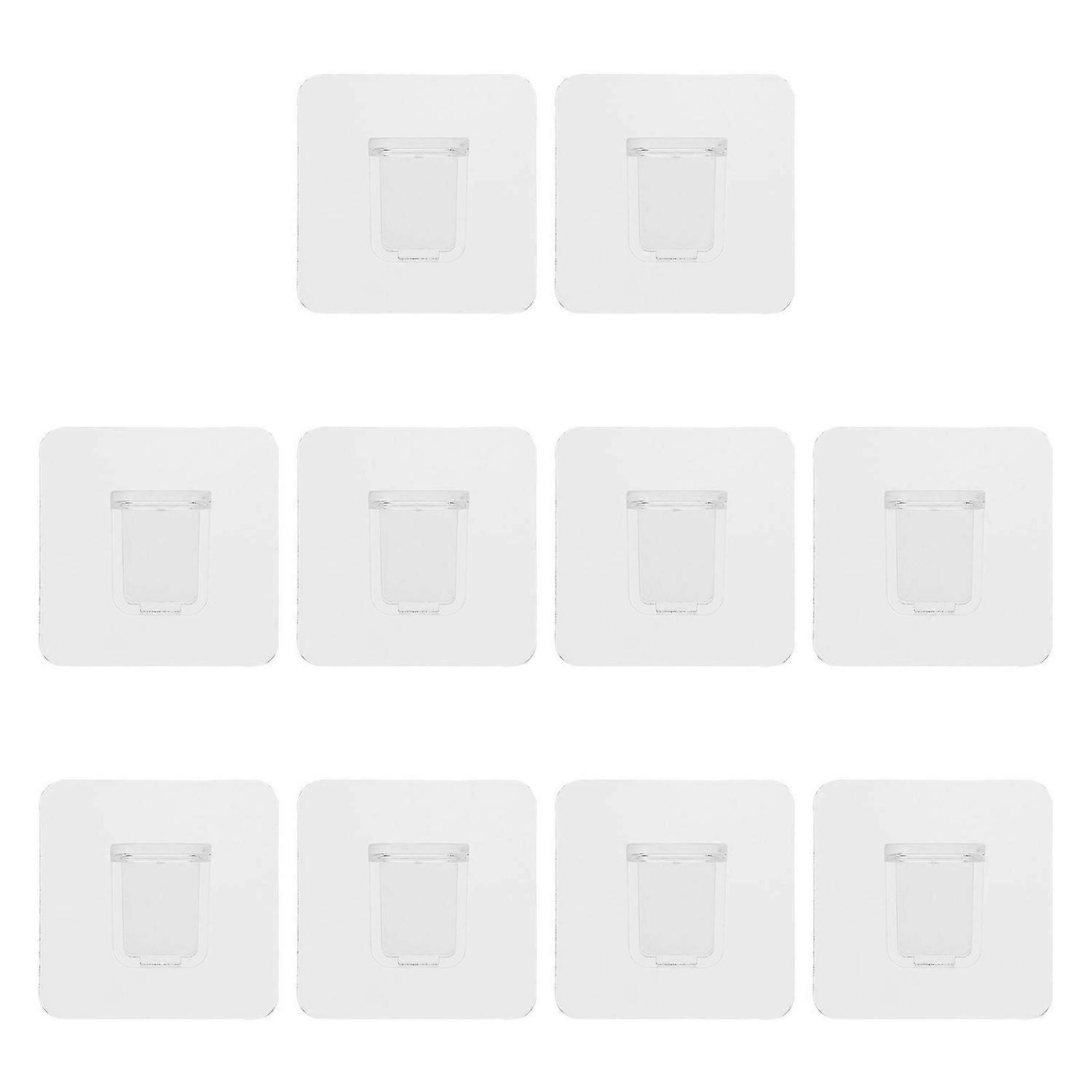 10pcs Shelf Support Adhesive Pegs Plastic Cabinet Shelf Clips Shelf Support Pegs