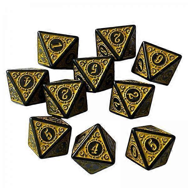 Assorted Pack of 60 Multifaceted Dice Set, Learning Tools for Math Games