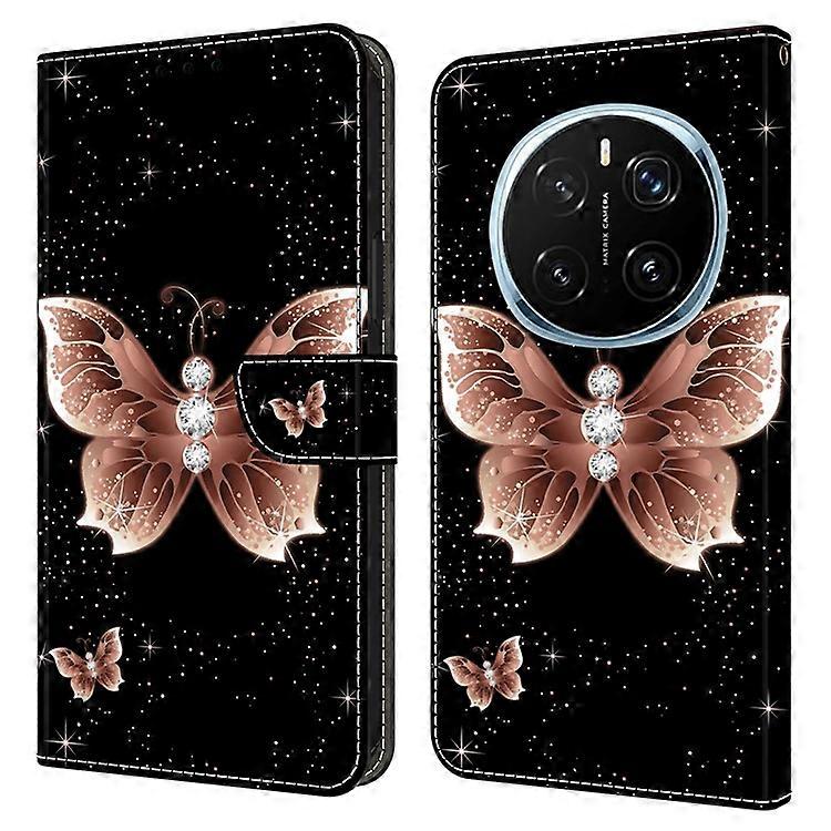 Compatible For Honor Magic7 Pro 5G Case 3D Pattern PU Leather Wallet Phone Cover with Stand