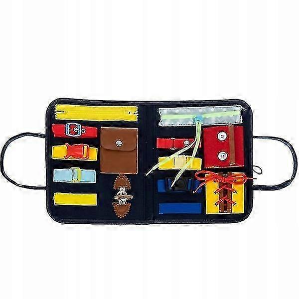 Activity Board for Toddlers - Portable Multicolor Sensory Play Panel for Early Learning Suitable for Various Brands