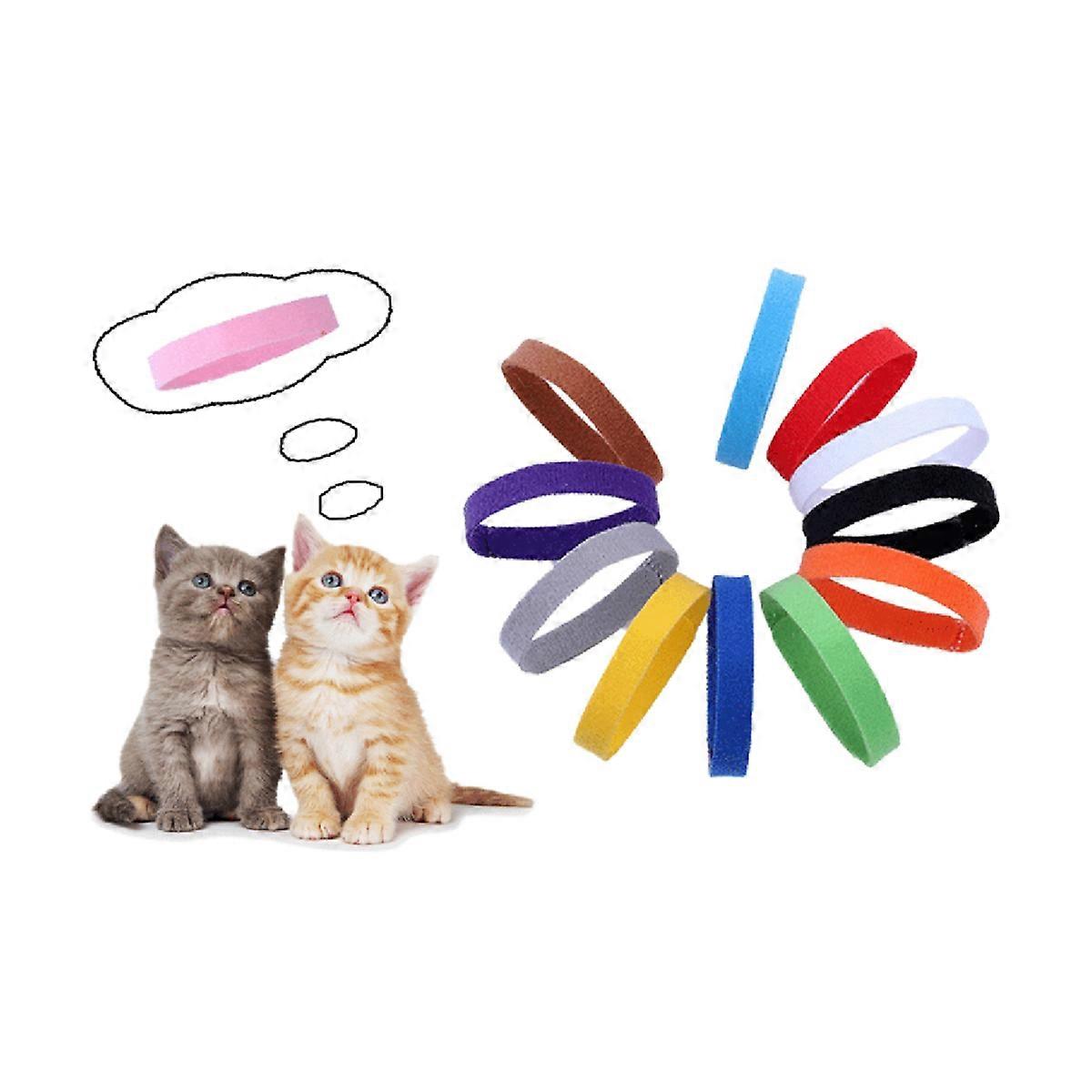 Here's a refined and professional product description based on your input:

 

**15 Pcs Adjustable Double Sided Pet Identification Collars – Vibrant