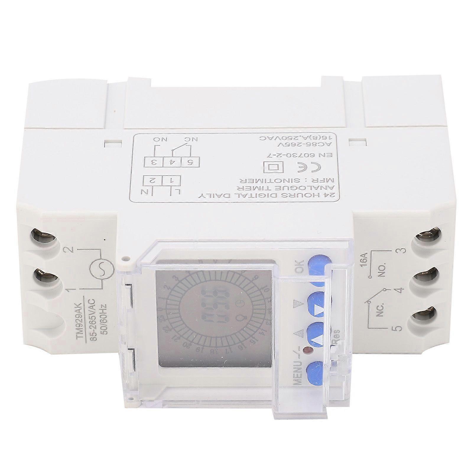 High quality  TM929AK Replaceable Battery 24 Hours Smart Analog Timer Switch LCD