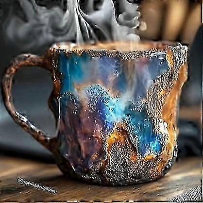 Mineral Mugs, Multi-colored Mugs With Handle, For Home
